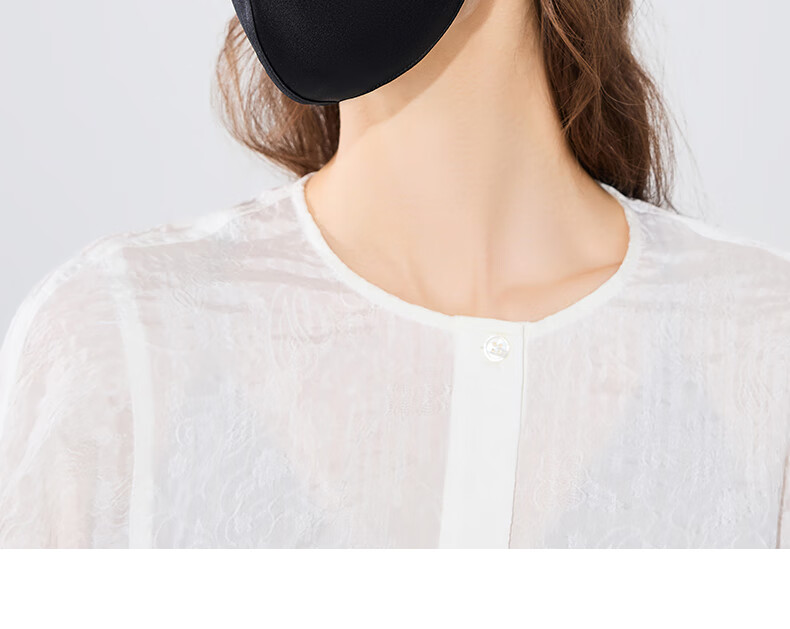 FANCET 100% Mulberry Silk Skin-Enhancing Face Mask for Women Summer UV Protection 3D Eye-Corner Silk Face Cover 22