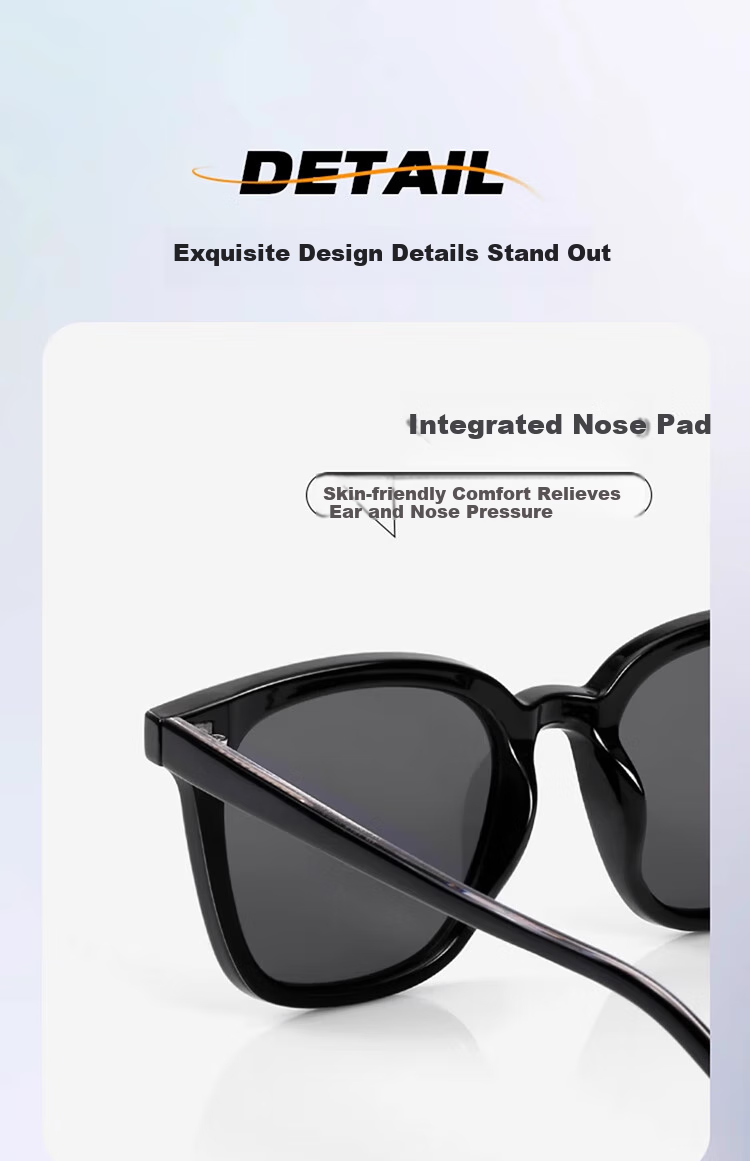 GOGOSOON Internet-Famous GM Sunglasses for Women, 2025 New High-End Square And Round Face Sunglasses, UV Protection, Suitable for Nearsighted Glasses, Men's Sunglasses 8
