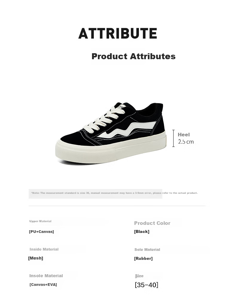 ZHR Canvas Shoes for Women, Classic Versatile Student Sneakers, Comfortable Breathable Thick-Soled Casual Women's Shoes, CS11 Red, Size 38 5