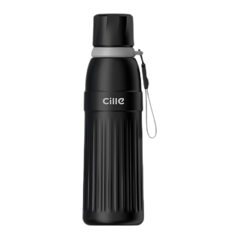Cille Insulated Cup, 316 Stainless Steel Cup for Men And Women, Outdoor Car Cup, Large Capacity Portable Water Bottle with Straw for Students And Childre