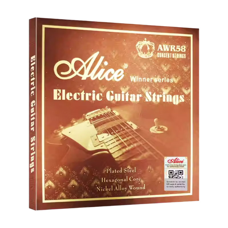 Alice AWR58SL Electric Guitar Strings 009-042 Coated Anti-Rust Set of 7 Guitar Accessories