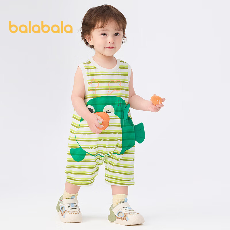 BALABALA Baby Romper Unisex Infant Jumpsuit Summer Stylish