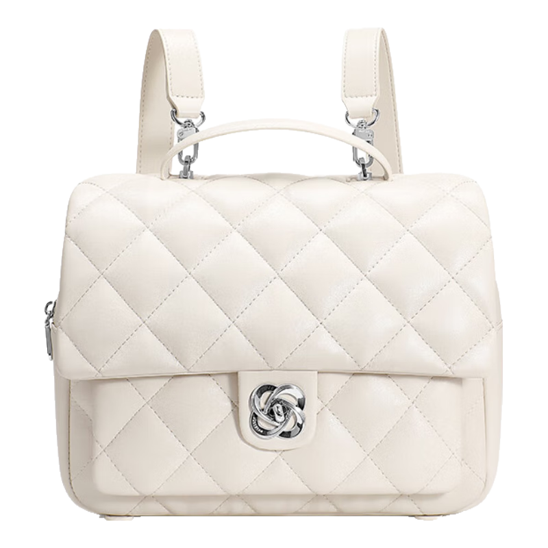 JUST STAR Zhang Yuxi's Same Style Backpack for Women, 2026 New Light Luxury Lightweight Travel Backpack, School Bag, Birthday Gift