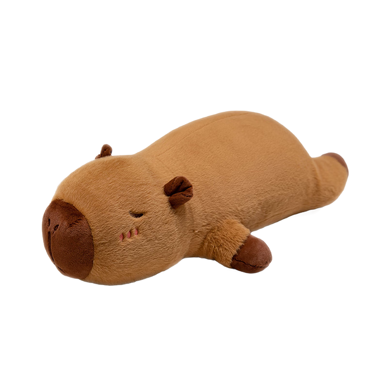 Beishangxing Capybara Plush Pillow Toy, Large Long Stuffed Doll, Removable And Washable, for Boys And Girls, Sleeping Companion, Birthday Gift