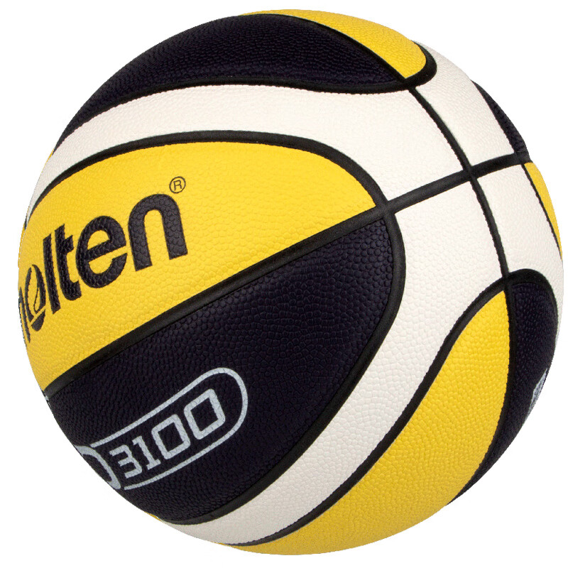 Molten Basketball, Size 7, Standard PU Rubber Inner Liner, B7D3100-YB, for Students' Competitions, Training And Entertainment, D3100
