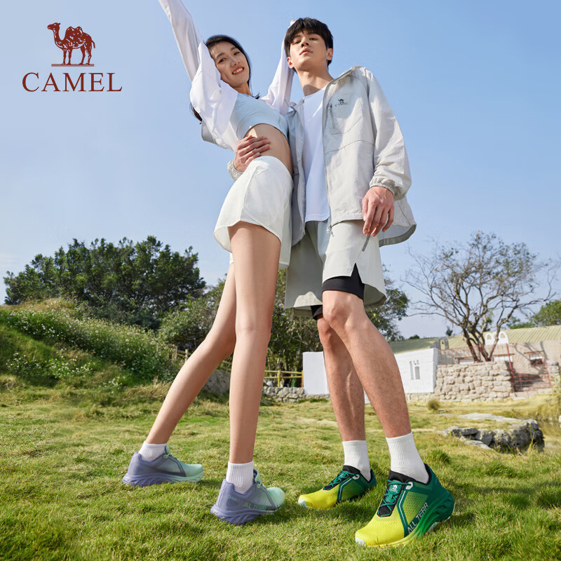 CAMEL Cloud Shadow Hiking Shoes for Women, Spring And Summer Non-Slip Men's Outdoor Sports Trail Thick-Soled Trekking Shoes F14B026004
