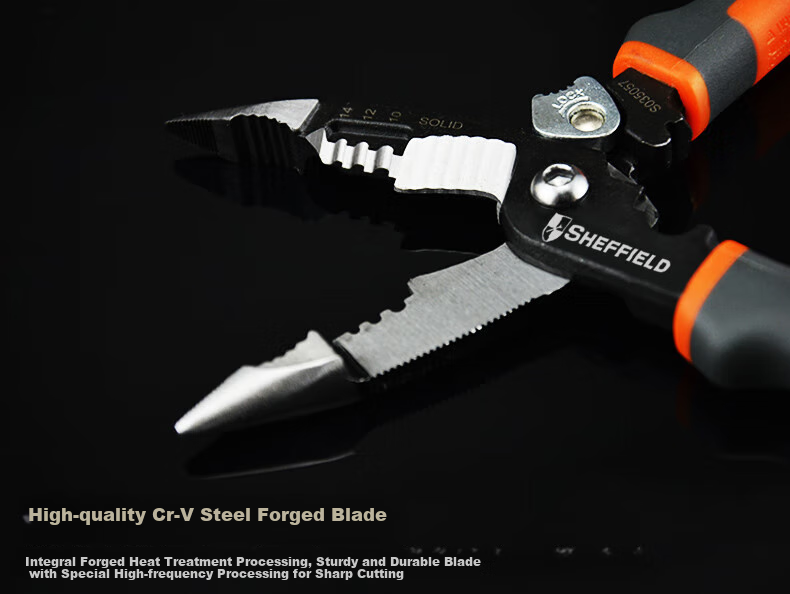 Gangdun SHEFFIELD S035057 5-In Multifunctional Needle-Nose Electrician's Pliers 6