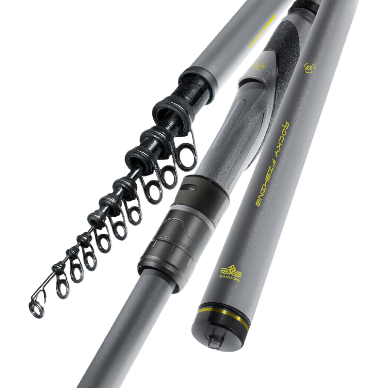 Handing Rock Fishing Rod, Sea Fishing Rod, Fishing Pole, Sea Rod, Casting Rod, Long-Distance Casting Rod, Dual-Use for Freshwater And Sea Fishing, 4.5m Single Rod