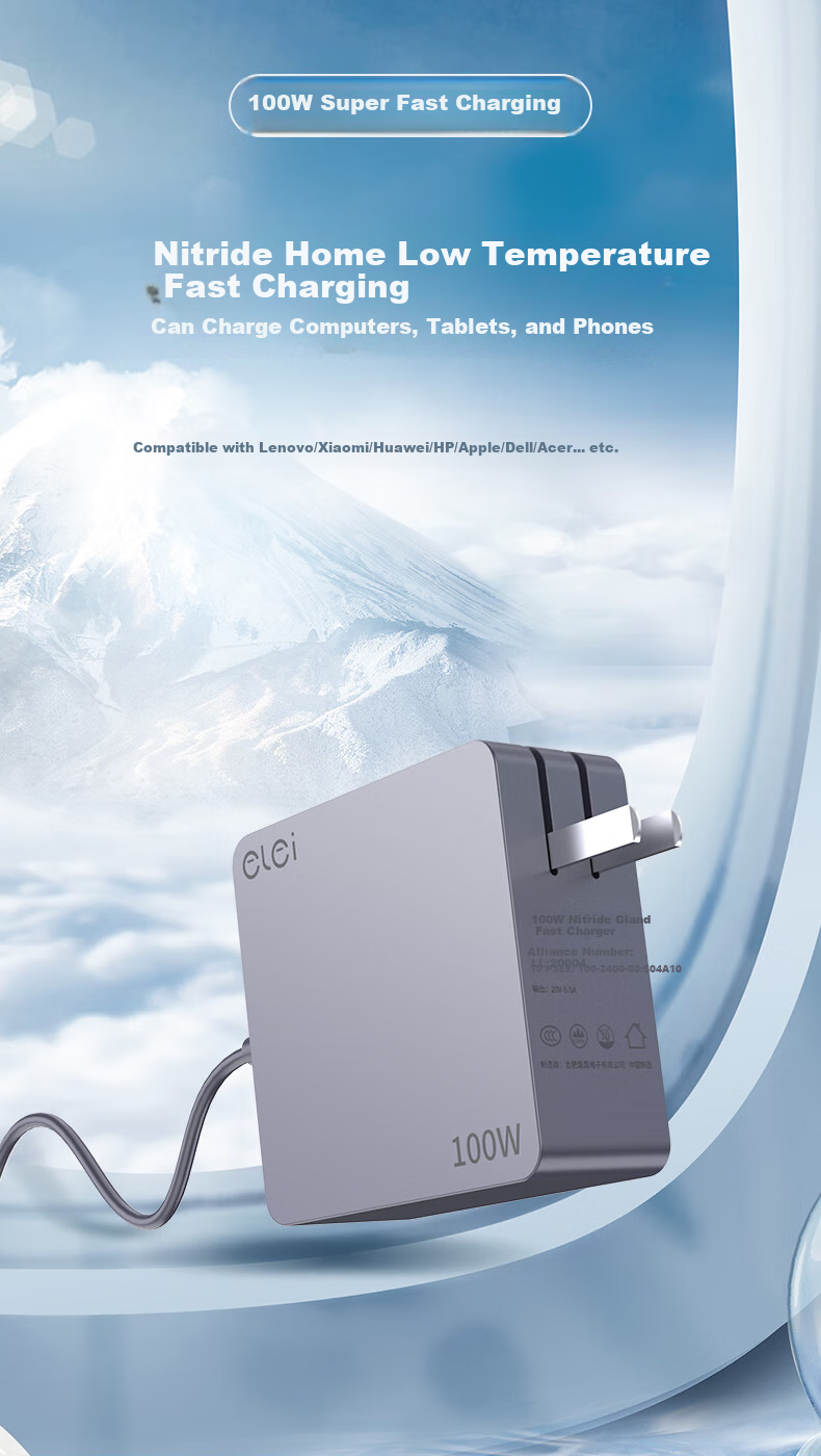 Elei ASUS Fast Charging Type-C Laptop A20-100P1A K3502Z Power Adapter, 20V5A Cable, Switchable Enhanced Mode, 100W 1