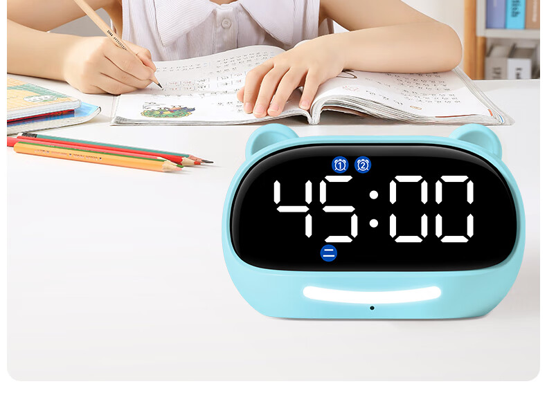 QITE Timer Voice Alarm Clock Smart 2026 New Model for Students, Wake-Up Device, Powerful Alarm for Children, Desktop Clock, Time Management Tool, Timer Gift for Boys 6