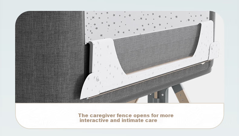 Elittile Baby Crib, Seamless Connection, Multifunctional, Foldable, Movable, Children's Crib, Xia'an Shi Qi Generation Plus 29