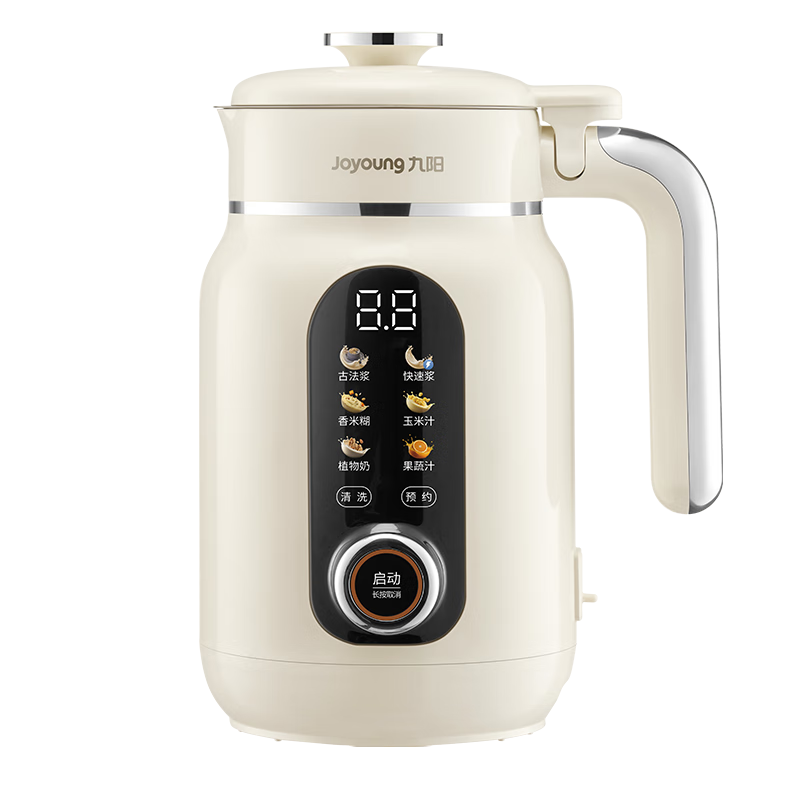 Joyoung 1L Soy Milk Maker Upgraded Variable Frequency Quiet Operation for 1-4 People Traditional Method No Filtering Self-Cleaning Automatic Multi-Functional Juicer Blender D5