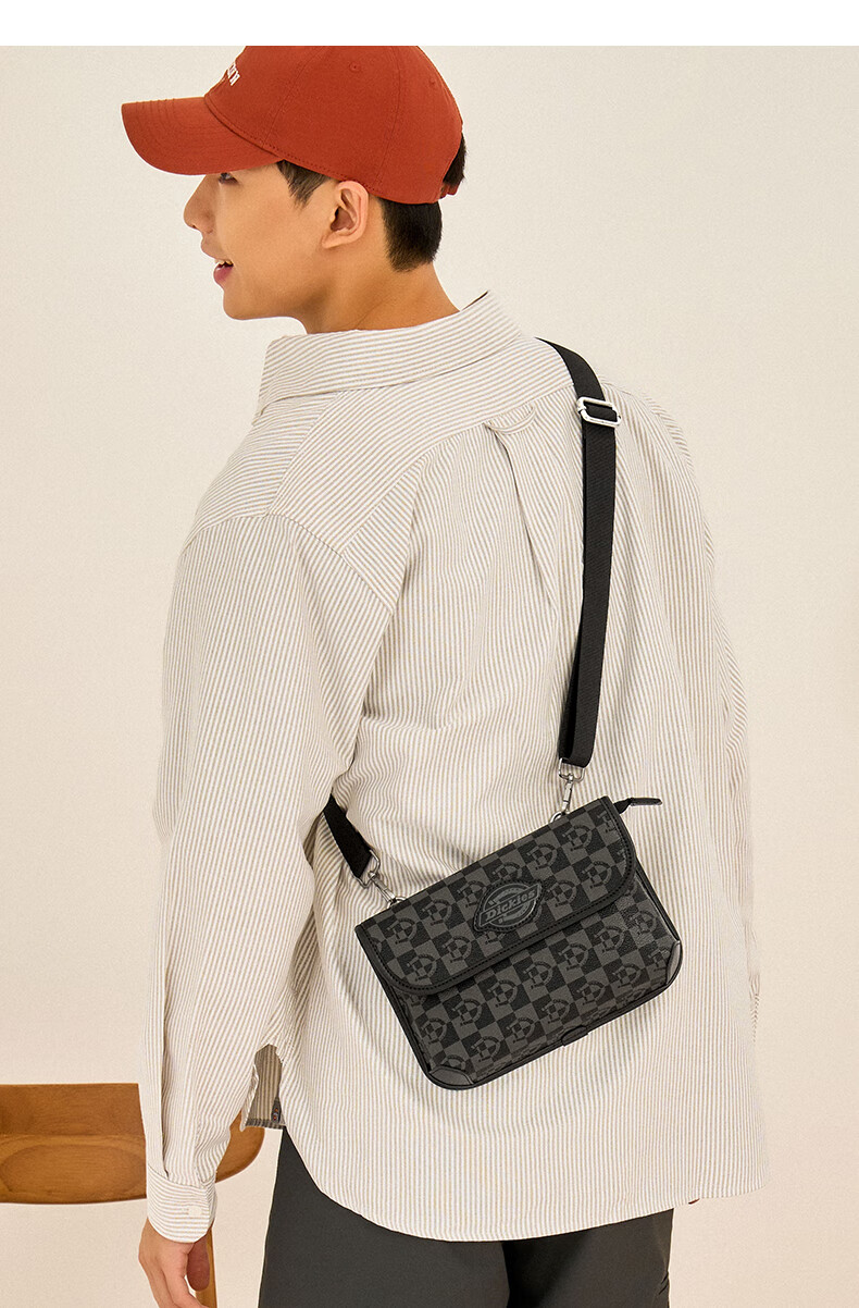 Dickies Unisex Fashion Printed Trendy Crossbody Bag Lightweight Travel Small Shoulder Bag for Commuting 6