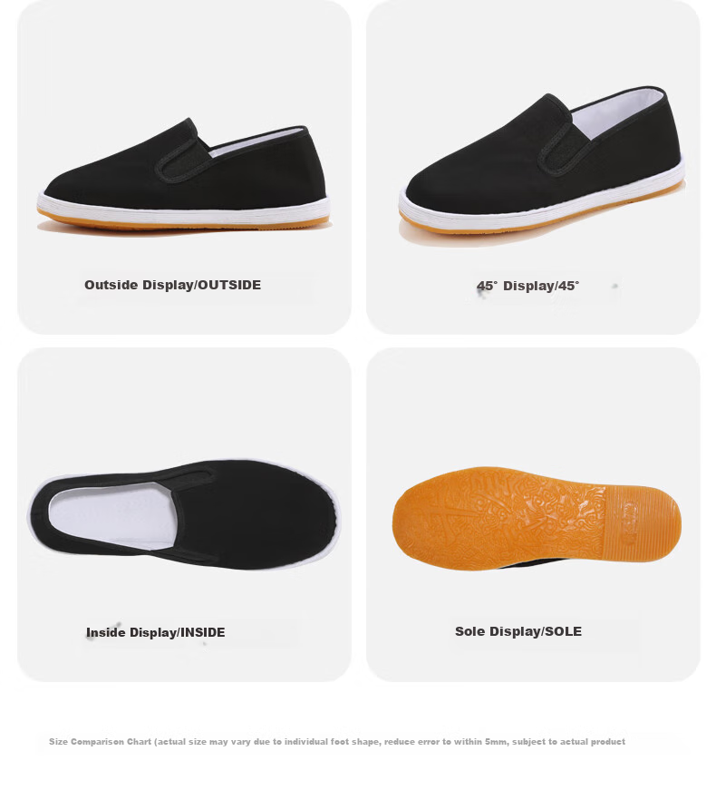 YUZHAOLIN Old Beijing Cloth Shoes, Women's Flats, Soft Sole, Non-Slip, Mom Style, Chinese Traditional Embroidery, Flat Cloth Shoes, Y2S-1002, Size 35 9