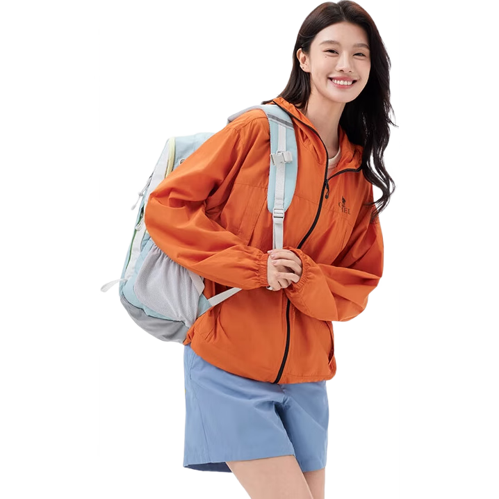 CAMEL Outdoor Sun Protection Clothing for Men And Women, UV-Resistant Lightweight Breathable Sun Protection Jacket A35BAFO082 3XL