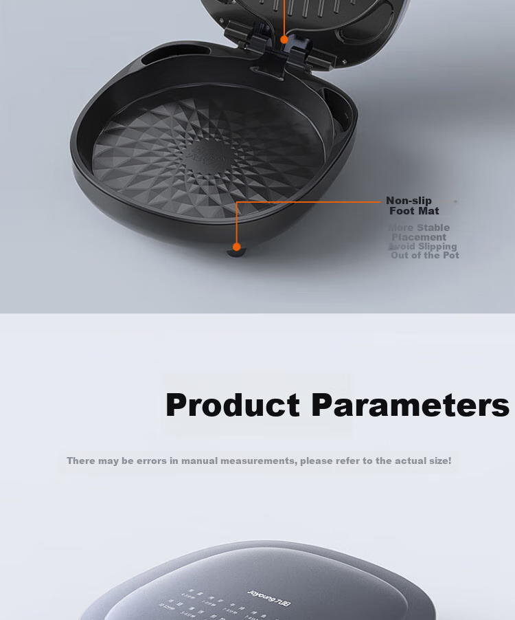 Joyoung Home Use 36mm Deep Electric Griddle Breakfast Maker, Double-Sided Heating Pancake Pan JK30-GK128 5