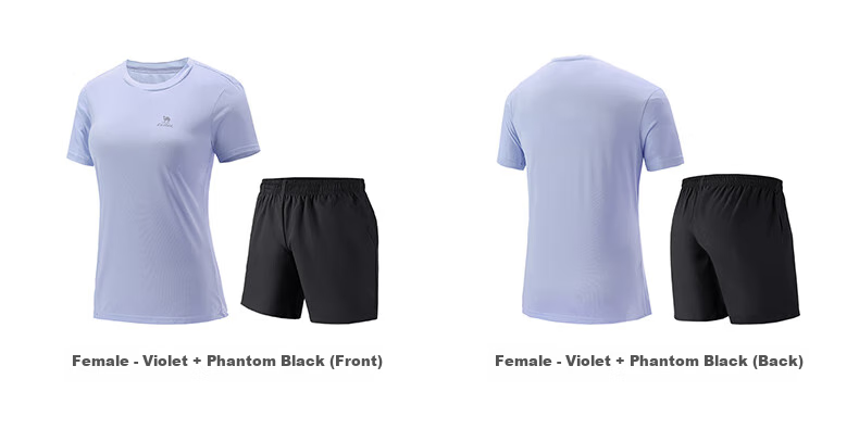 CAMEL Short-Sleeve Shorts Sports Set for Men, New Summer Style Ultra-Thin Quick-Dry T-Shirt, Casual Running Basketball Jersey Sportswear 5