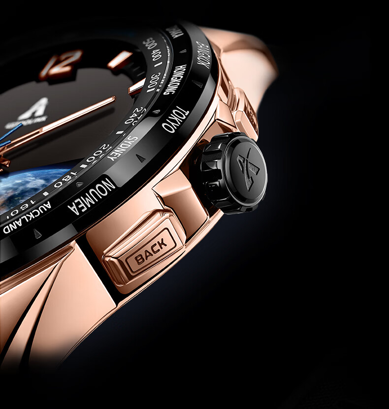 Beidou Watch Astrolink S Gold Swiss Dual-Core Hybrid Smart Sports Touchscreen HarmonyOS Wristwatch, Men's Gift 18