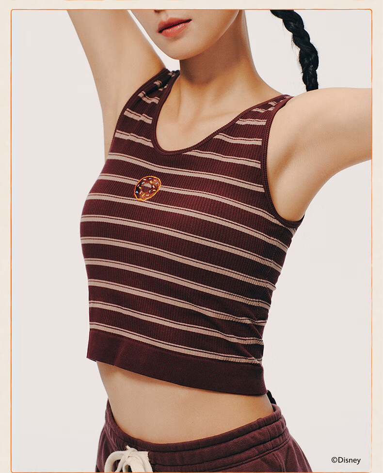 NEIWAI Orange Label Disney Collaboration Seamless Padded Camisole Vest Bra for Women 15