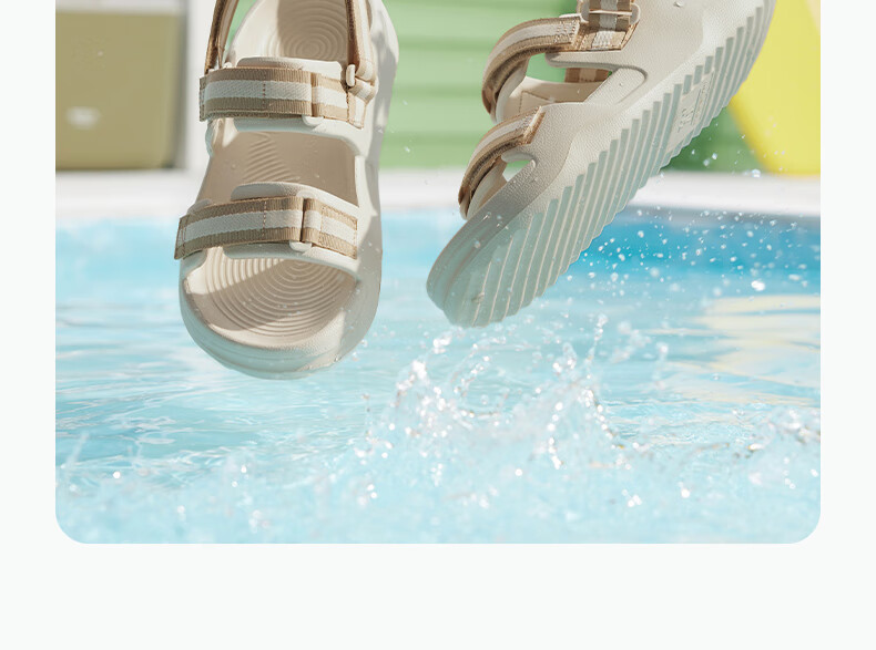 361° Men's Sports Sandals, Summer New Style, Outdoor Beach Casual Shock-Absorbing Soft-Soled Water Shoes, 672526711-5 23