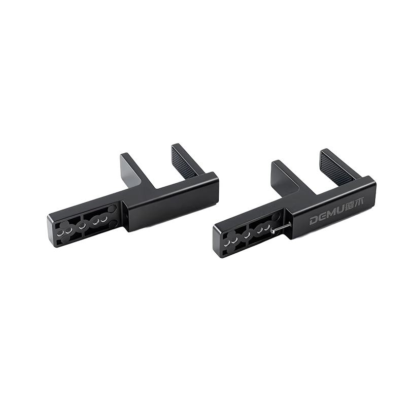 DEMU Desk Clamp PDU Power Strip Stand, Aluminum Alloy Compatible with Bull PDU Power Strips, Universal Gaming Socket/power Strip/cable Reel/power Bar, Black DM-TYZJ