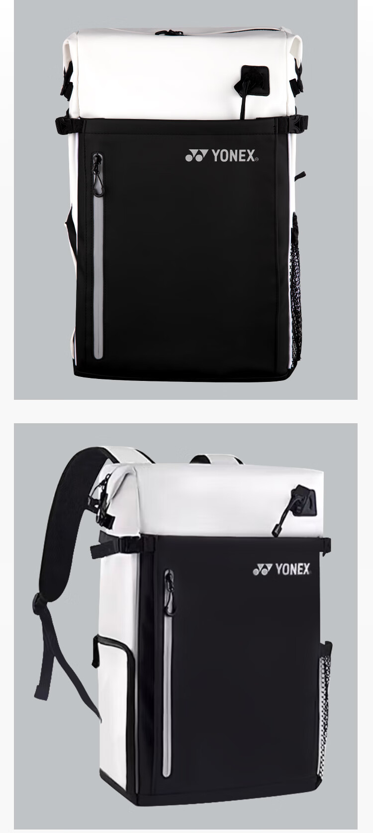 YONEX Badminton Racket Bag Net Universal Fashion Large Capacity Multifunctional Sports Backpack BA292CR White Black 8