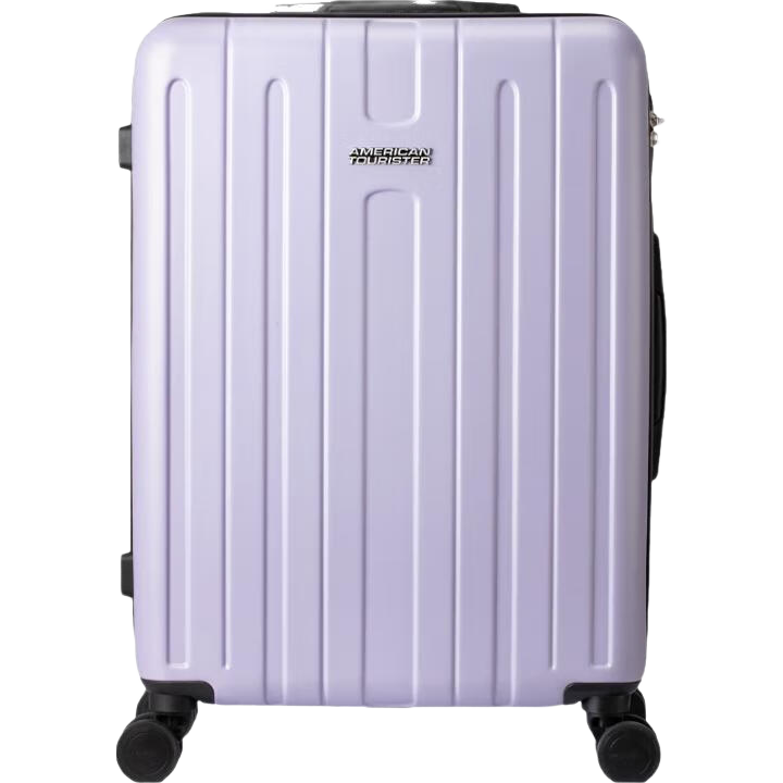 AMERICAN TOURISTER Luggage, 20-Inch Trolley Suitcase, Large Capacity, Student Travel Case, Stylish Upgraded Version with Password Lock, TC3 Purple