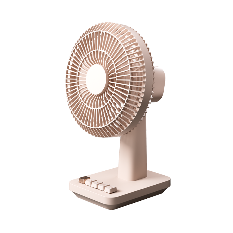 MOMAX Desktop Fan, Electric Fan, Retro USB Desk Fan, Small Home Fan, Quiet Fan for Kitchen, Dormitory, Bedroom, Office