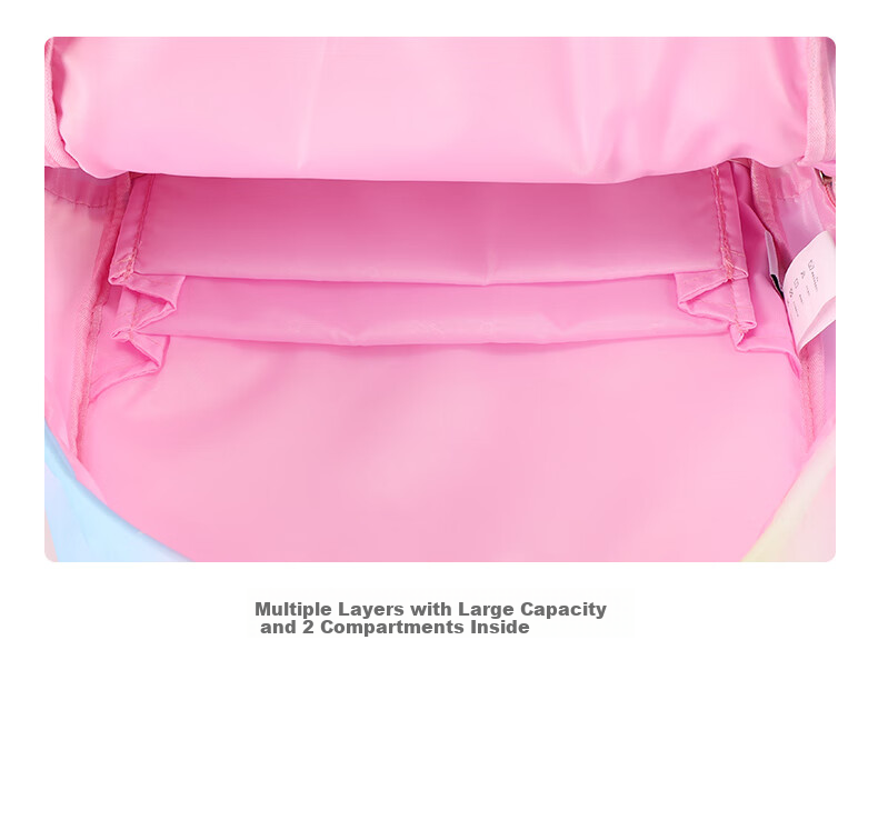 Disney Elementary School Backpack for Boys And Girls Grades 3-6, Water-Resistant, Antibacterial, Lightweight Schoolbag SM11913 Pink 15