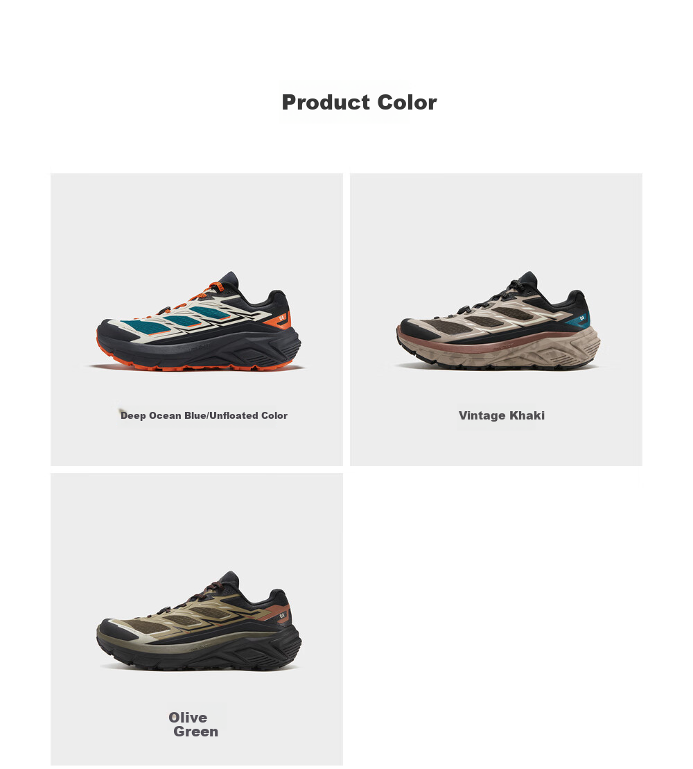 KAILAS C4 Trail Running Shoes for Men, with Good Grip, Anti-Slip, Shock-Absorbing, Lightweight Hiking And Outdoor Running Shoes 5