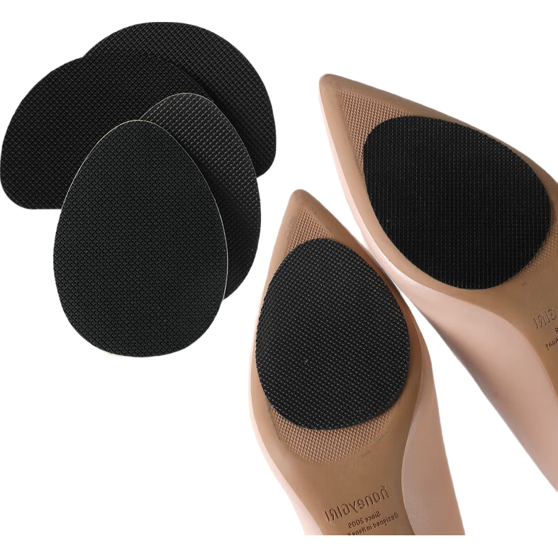 FOOTOPPO Shoe Sole Anti-Slip Stickers for High Heels And Leather Shoes, Wear-Resistant, 3M Adhesive Self-Adhesive Noise-Absorbing Shoe Pads