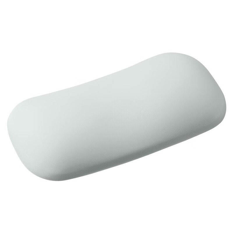 SANWA Ergonomic Jelly Silicone Wrist Rest, Mouse Pad Wrist Support, Solid Color Wrist Pad Hand Rest, Soft And Washable, for Gaming And Office Use, GY Gray