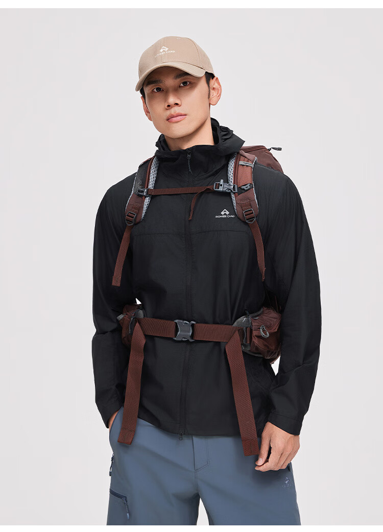 Pioneer Camp Beetle Men's Summer Outdoor Lightweight Breathable UV Protection Sports Jacket Skin Coat 12