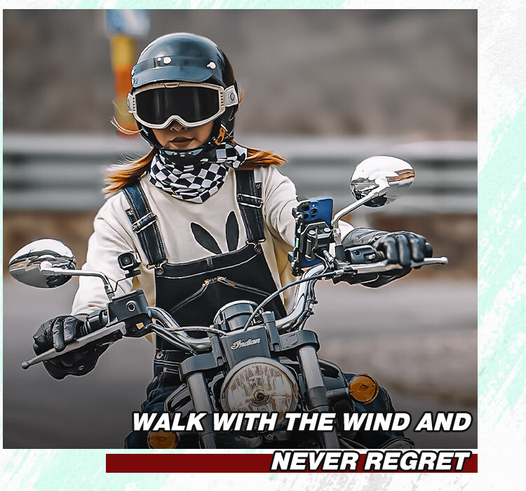 VOZAPOW Retro Motorcycle Goggles with Double-Layer Anti-Fog, Photochromic, Polarized Lenses for Off-Road Motorcycles, Electric Bikes, And Nearsighted Riders 2