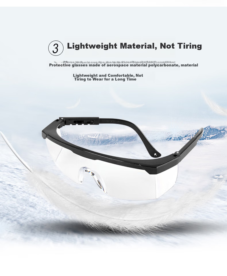 VIAN Safety Goggles, Anti-Fog, Breathable, Windproof, Dustproof, Anti-Dust, Protective Work Glasses against Splashes, G601AF 4