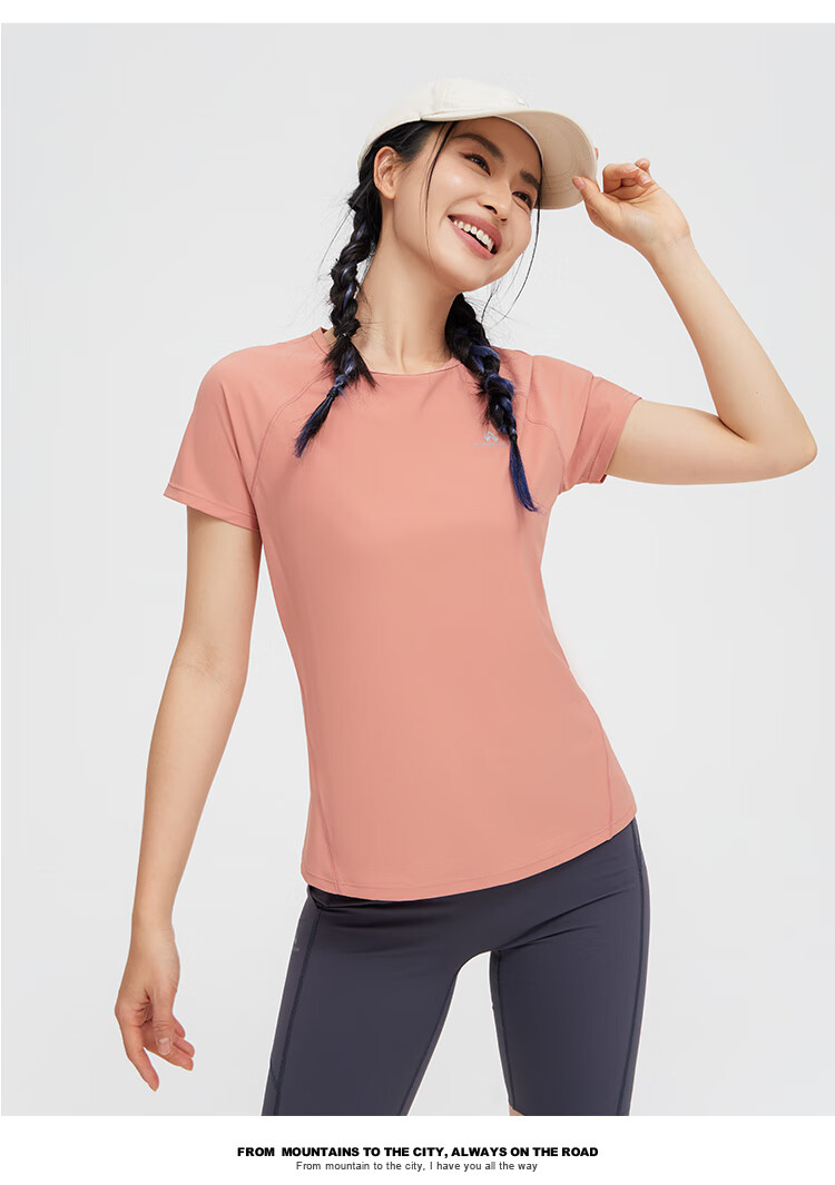 Pioneer Camp Women's Quick-Dry T-Shirt Summer New Breathable Sports Quick-Dry Outdoor Fitness Running Crew Neck Short Sleeve Top 14