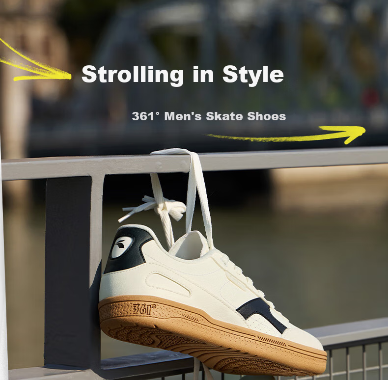 361° Men's Casual Low-Top Thin-Soled T-Toe Sneakers Spring Summer 672626608-4 1