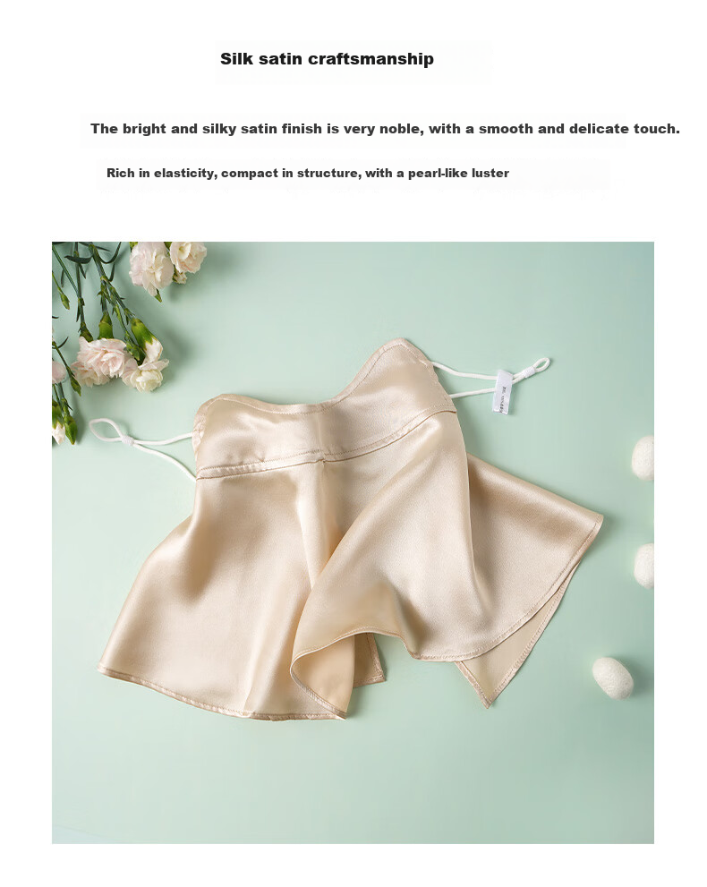 Hangsilu Sun Protection Face Mask, Silk Thin Mask, Covers Full Face And Neck, Travel Birthday Gift for Mom And Teacher, Mid-Autumn Festival Present 8