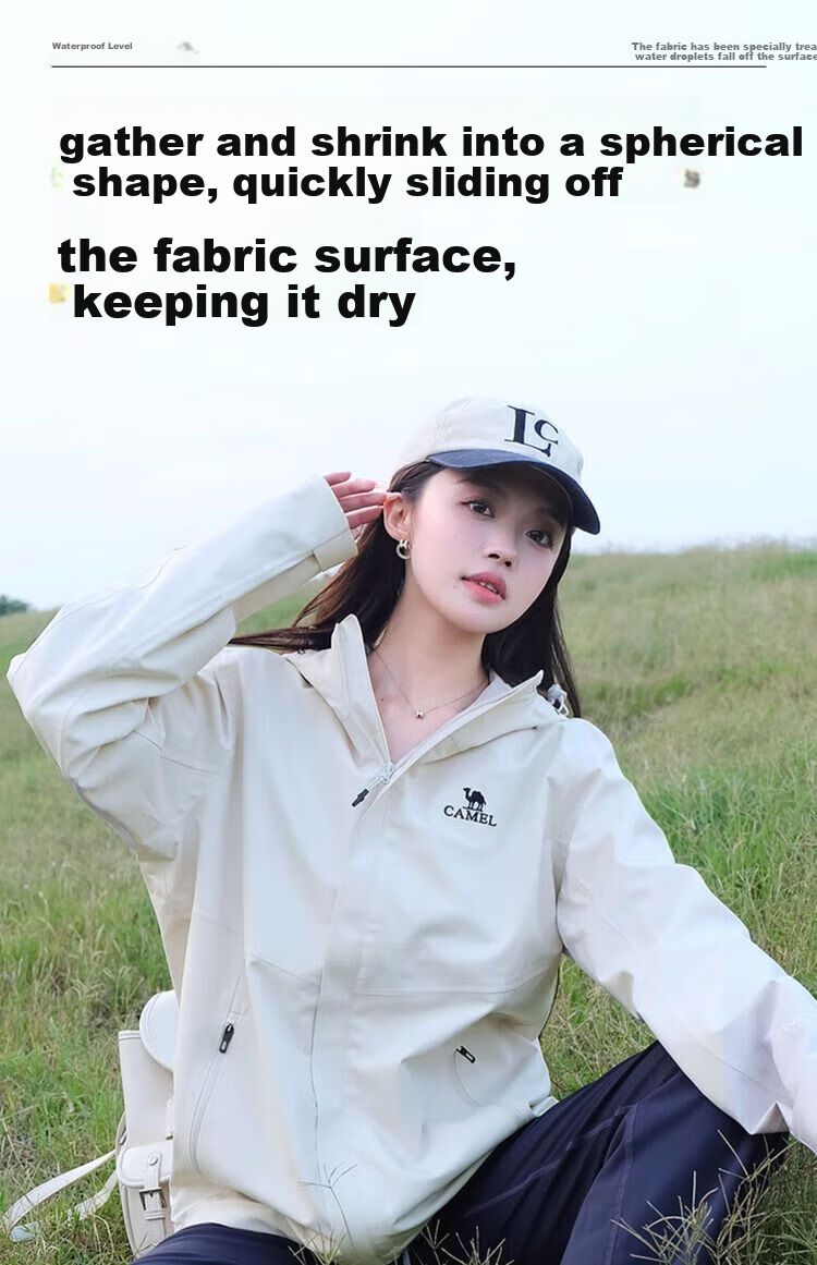 CAMEL Outdoor Windproof And Waterproof Mountaineering Jacket for Men And Women [Zeus] 3538A 2