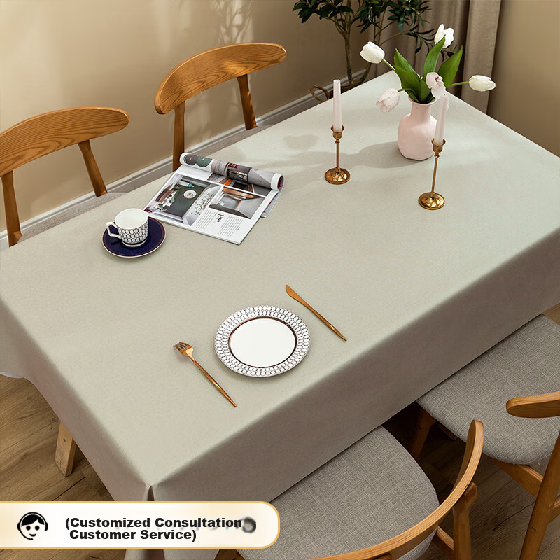 Mihua Tablecloth, Waterproof, Oil-Proof, Heat-Resistant, High-Temperature PVC Placemat for Dining Table, TV Cabinet, Coffee Table, Desk Pad, 1.4*1.6