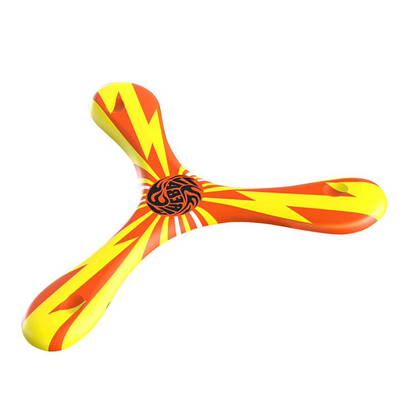 HUANGER Kids Boomerang Parent-Child Interactive Sports Outdoor Camping Toy Triangular Dart Frisbee Returning Boomerang Gift