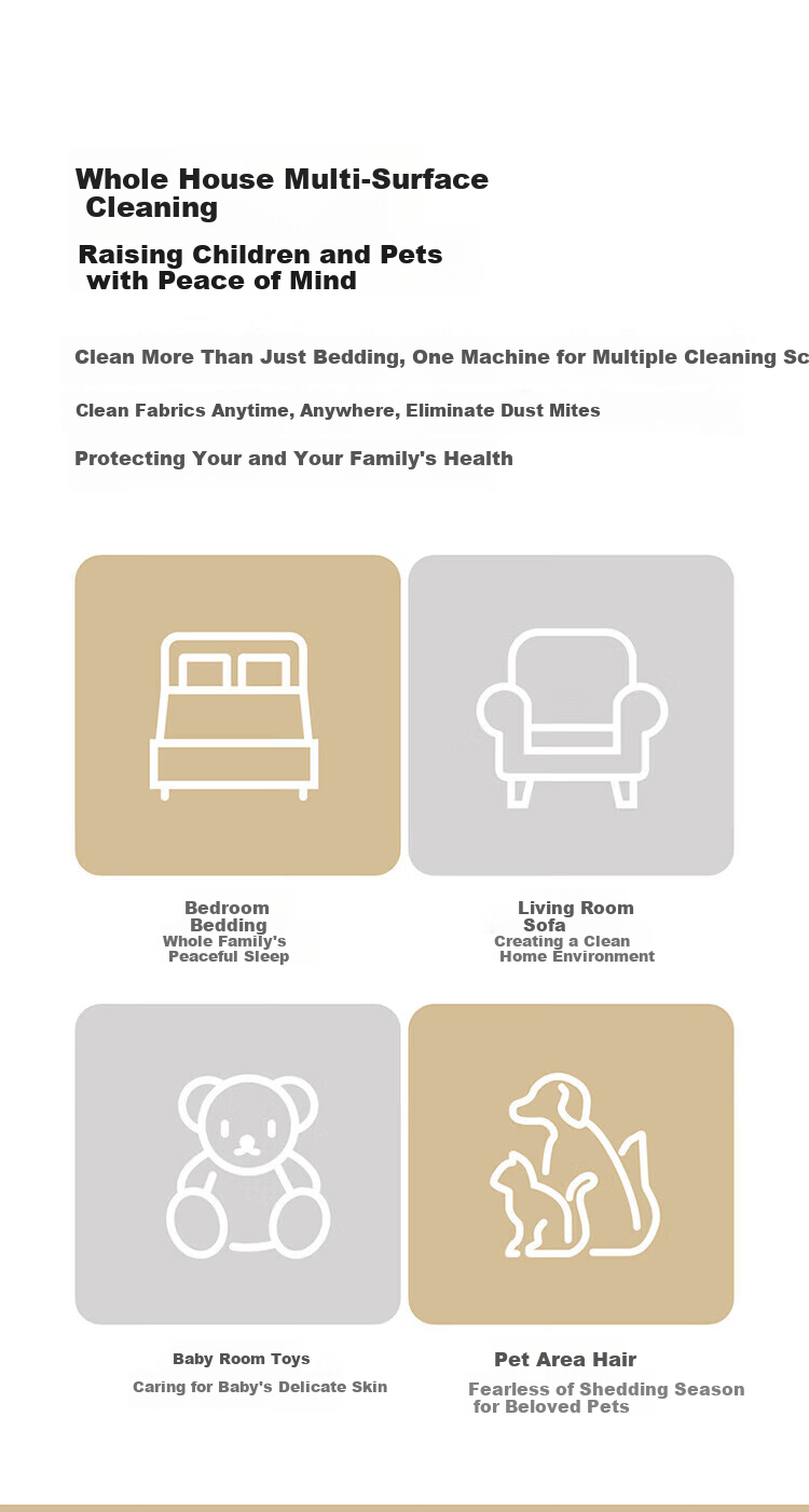 Xiaomi Mijia Dust Mite Remover 2, Handheld Household Mite Eliminator, Bed Mite Removal, Powerful Suction for Deep Cleaning, Visible Dust Cup, Hot Air Dehumidification, MJCMY02DY 6