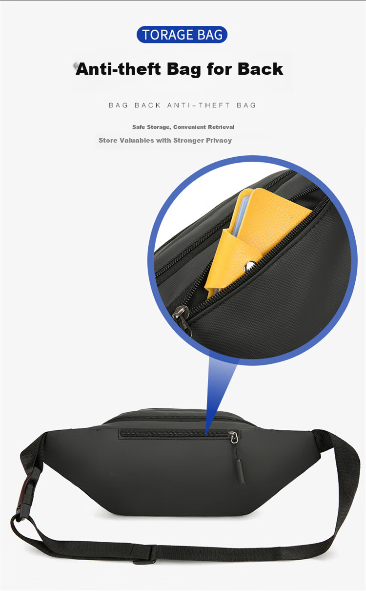 JEVI Waist Pack, Multifunctional Water-Resistant Running Outdoor Sports Phone Wallet Cash Bag for Men And Wome 5