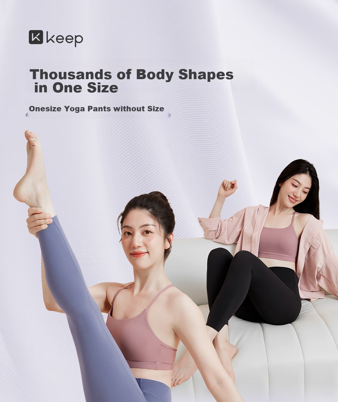 Keep Warm Yoga Pants, One Size High-Waist Butt-Lifting Yoga Pants for Women, Fitness Leggings, Naked-Feel Sports Tight Pants 12393 Classic Black 1