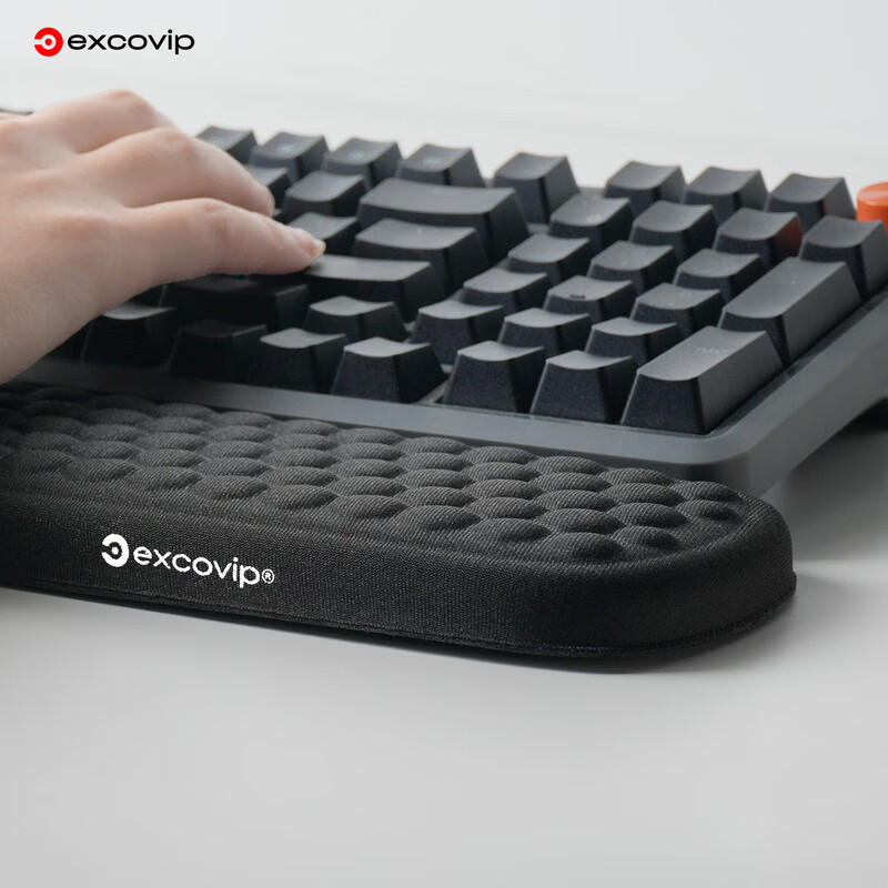 EXCO Honeycomb Soft Keyboard Handrest, Ergonomic Mouse Pad, Wrist Rest, Keyboard Wrist Support, Wrist Pad, Anti-Tendonitis Palm Rest 0444 5