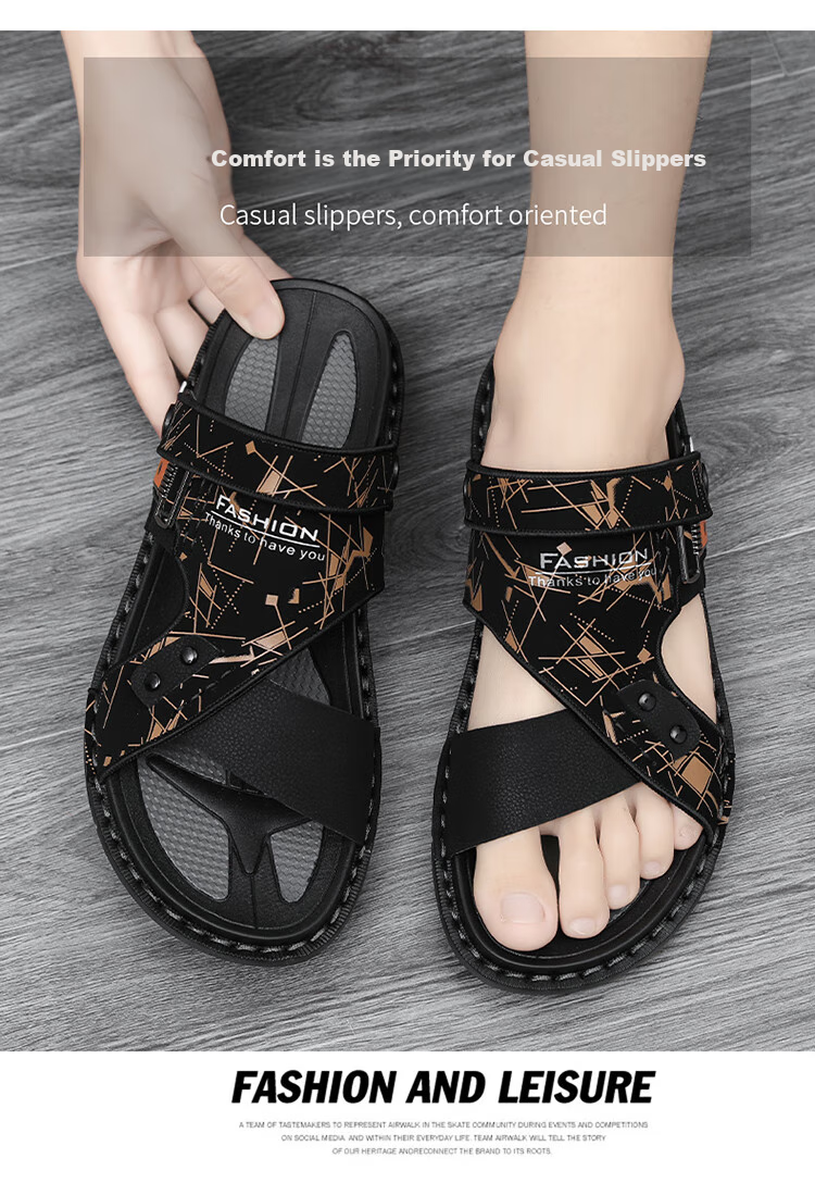 CARTELO Men's Sandals, Summer 2026 Breathable Outdoor Beach Clogs, Dual-Use Casual Slippers for Me 2