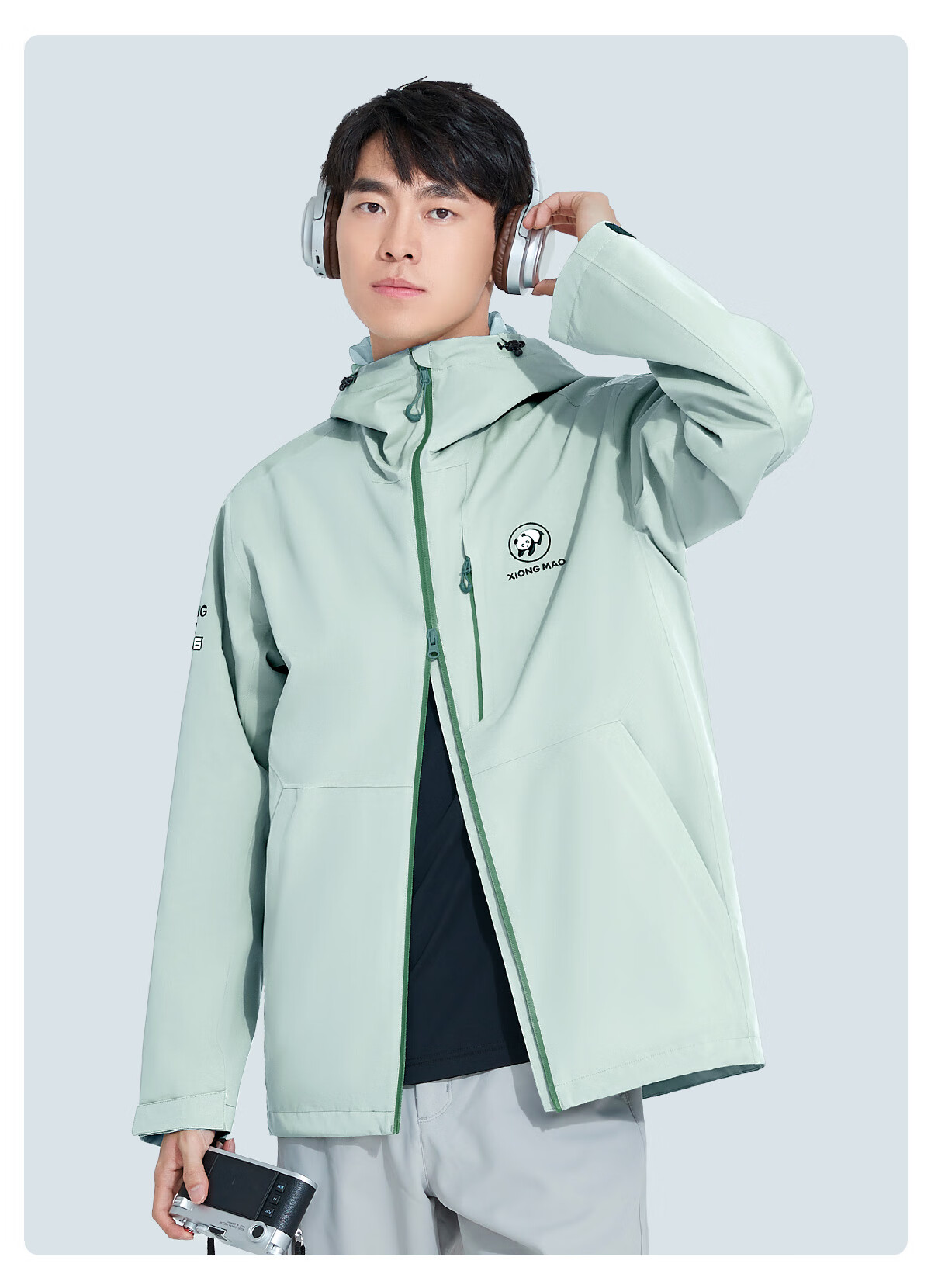 Xiongmao [Yuke LT] Outdoor Lightweight Rain Jacket for Men And Women, Waterproof Windproof Mountaineering Coat for Men, 2XL 19