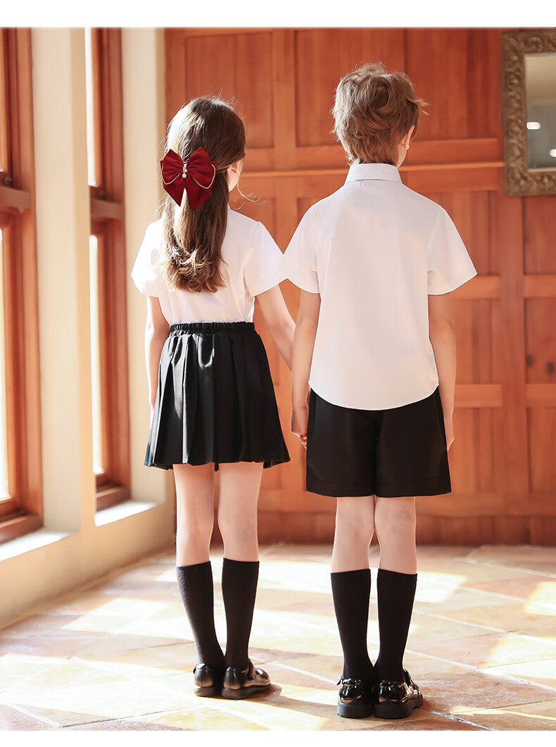 Yinuofang Children's Performance Costume Dress Kindergarten Class Uniform Summer Graduation Photo Primary School Choir Group 15