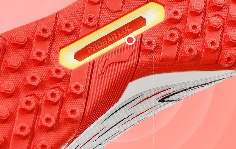 Li-Ning Football Shoes Studs Adult Men Women Children Qixie 3 Youth Primary School Professional Cleats White 43.5 14