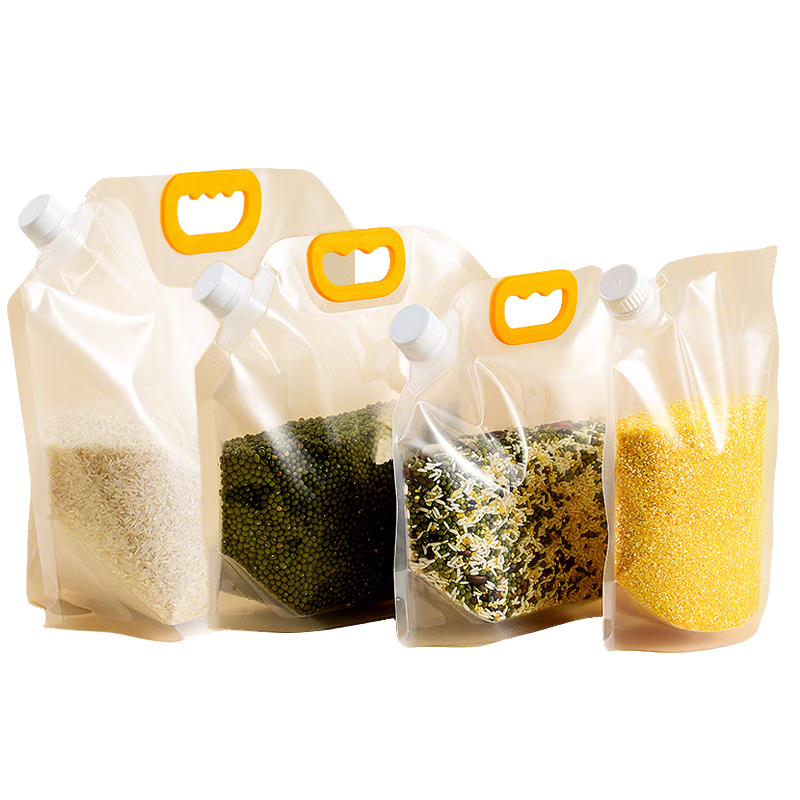 Edo Multigrain Storage Bags Food-Grade Thickened Sealed Bags for Rice and Grains [1 Jin 6 Pieces]